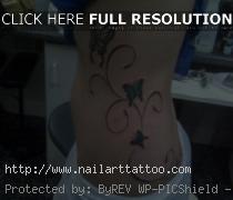 Butterfly Tattoos On Side