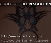 Butterfly Tattoos With Tribal