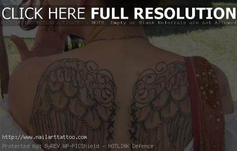 Butterfly Wing Tattoos On Back