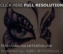 Butterfly With Eyes Tattoos