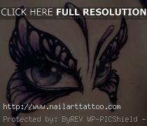 Butterfly With Eyes Tattoos