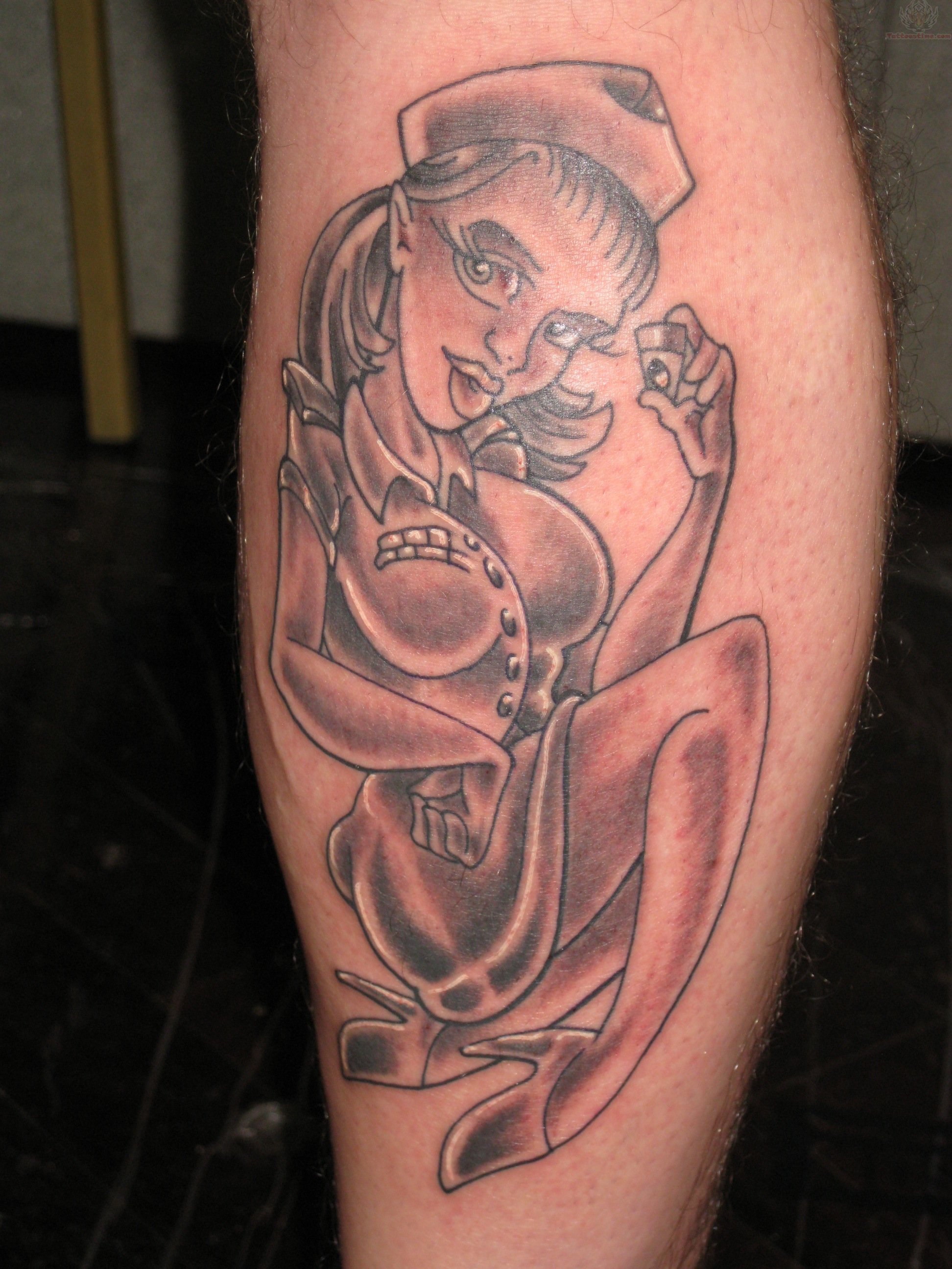 Calf Tattoos For Females | Tattoos Designs Ideas