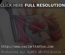 Canadian Flag Tattoos Designs