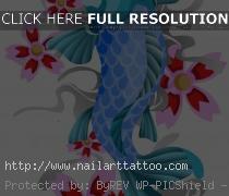 Cartoon Koi Fish Tattoos