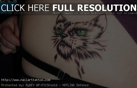 Cat Eyes Tattoos Designs