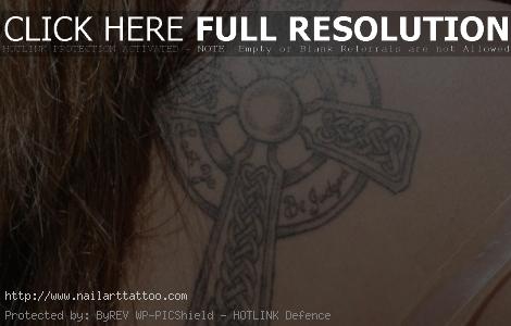 Celtic Cross Tattoos For Women