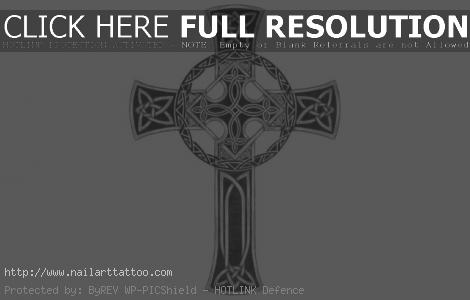 Celtic Cross Tribal Tattoos