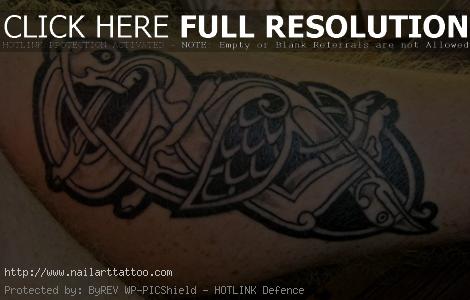 Celtic Dog Tattoos Designs