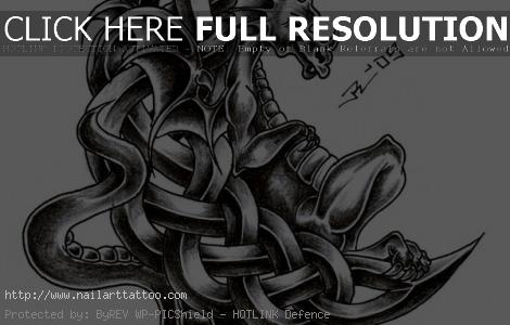 Celtic Dragon Tattoos Designs