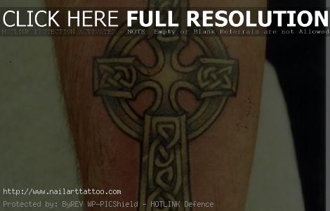 Celtic Knot Cross Tattoos Designs