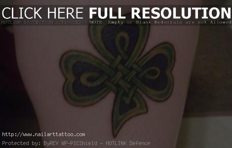 Celtic Knot Shamrock Tattoos
