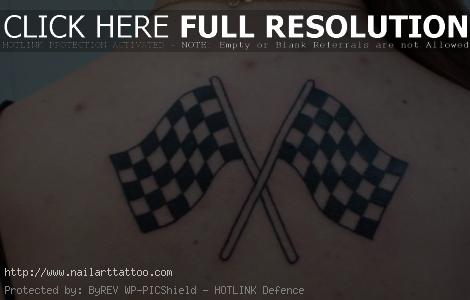 Checkered Flag Tattoos Designs