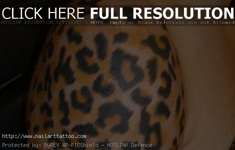 Cheetah Print Tattoos Ideas