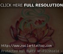 Chinese Lotus Flower Tattoos