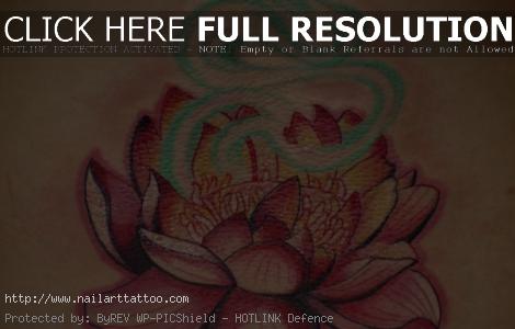 Chinese Lotus Flower Tattoos