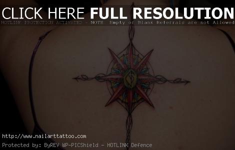 Compass Rose Tattoos Pictures