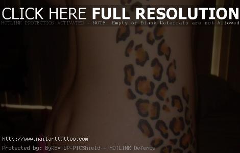 Cool Cheetah Print Tattoos