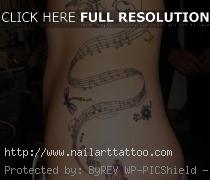 Cool Music Note Tattoos