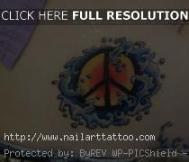 Cool Peace Sign Tattoos