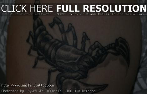 Cool Scorpion Tattoos Designs