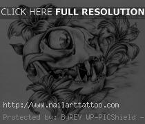Cool Skull Tattoos Drawings