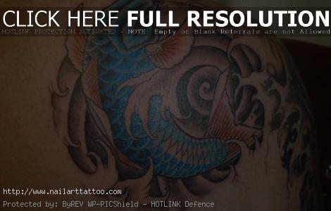 Coy Fish Tattoos Desings For Women