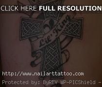 Croos Arm Tattoos For Guys