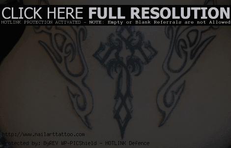 Croos Lower Back Tattoos