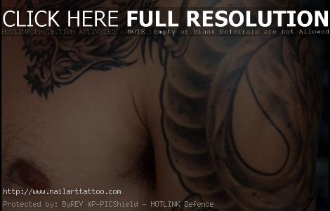 Croos Shoulder Tattoos For Men