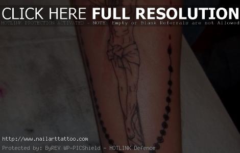 Croos Sleeve Tattoos Designs