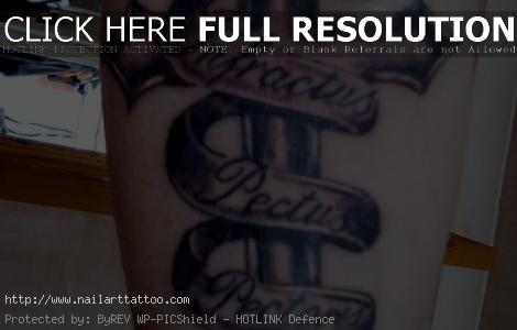 Croos Tattoos On Arm