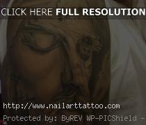 Croos With Face Jesus Tattoos