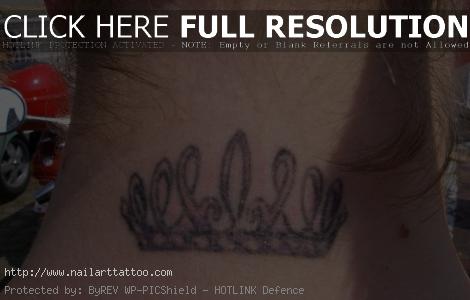 Crown Tattoos Designs For Girls