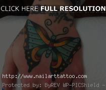 Butterfly Tattoos On Hand