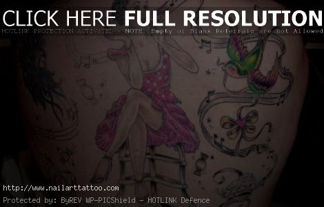 Cute Girly Back Tattoos