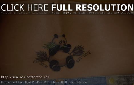 Cute Panda Bear Tattoos