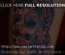 Day Of The Dead Sugar Skull Tattoos