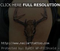 Deer Head Tattoos Designs
