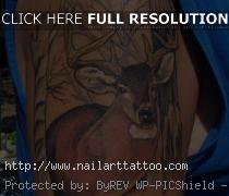 Deer Hunting Tattoos Designs