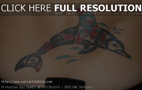 Dolphin Lower Back Tattoos
