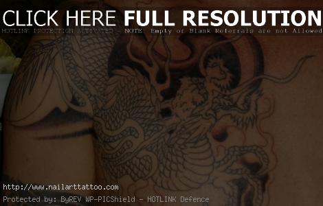 Dragon Back Tattoos For Men