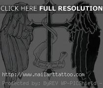 Drawings Of Crosses With Wings