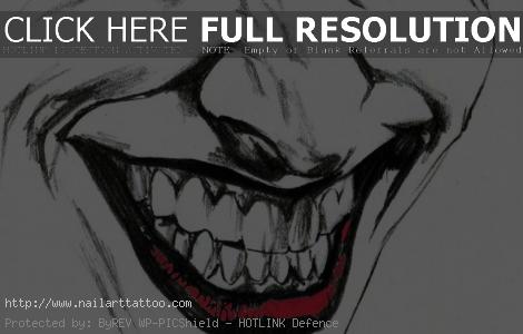 Drawings Of Joker Faces
