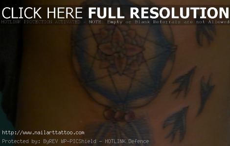 Dream Catcher Tattoos On Side