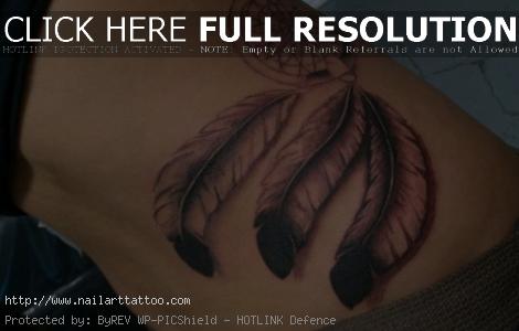 Dreamcatcher Tattoos On Side