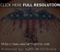 Eagle American Flag Tattoos