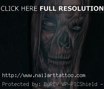 Evil Skull Tattoos Designs