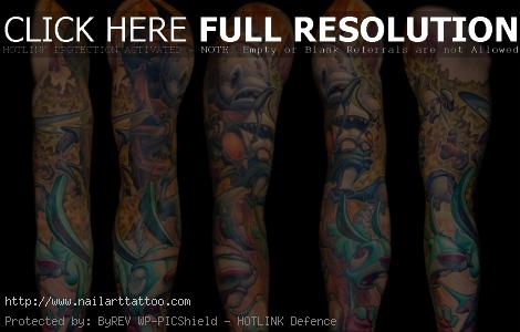 American Traditional Sleeve Tattoos For Men