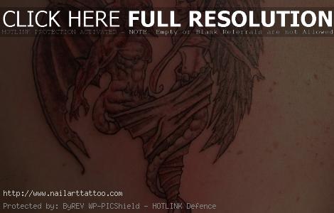 Angel And Demons Tattoos Designs