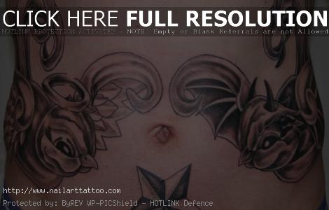Angel And Devil Tattoos For Girls